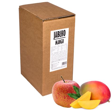 Sok jabłko mango100 naturalny tłoczony jabłkowy mango NFC 5L do