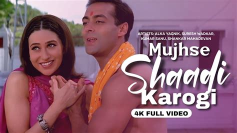 Mujhse Shaadi Karogi 4K Video Dulhan Hum Le Jayenge Salman Khan