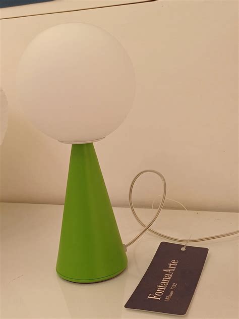 Lampada Da Tavolo Bilia Mini Di Gio Ponti Verde Fontanaarte Deesup