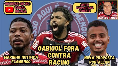 Gabigol N O Joga Contra Racing Marinho Notifica Flamengo Flamengo Faz