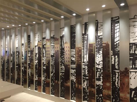 Graffiti inspired metal art at LAX Marriott #MozDesignerMetals #