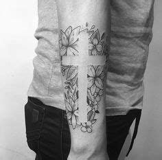 Negative Space Cross Sleeve Tattoos Trendy Tattoos Tattoos