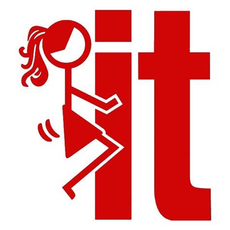 Female Fuck It Vinyl Decal Funny Meme Decals Multiple Colors And Sizes Etsy