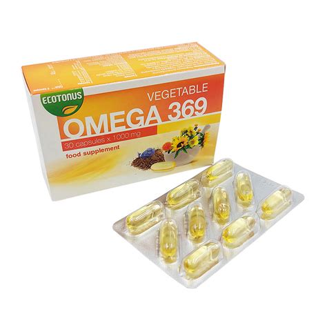 Полирастителни Омега 369, 1000 mg, Екотонус, 30 капсули