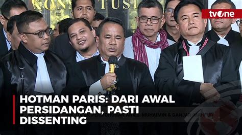 Keterangan Hotman Paris Usai Sidang Putusan Sengketa Pilpres Youtube