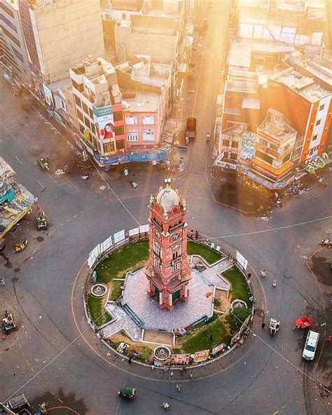 Clock Tower Faisalabad Pakistan Junaedkhalid Clock Tower