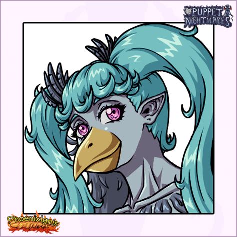 Crow Shamaness Avian Portrait Game Sprites By Phoenixignis Hentai Foundry