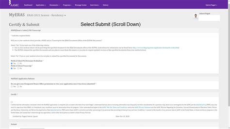 How to certify ERAS application- Step-by-step - GUIDING IMGS TO MATCH ...