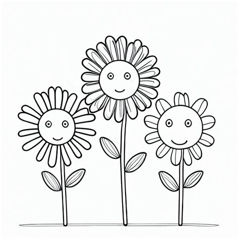 Desenho Flores Para Colorir - 5