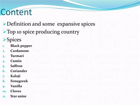 Role of spices in human health | PPT
