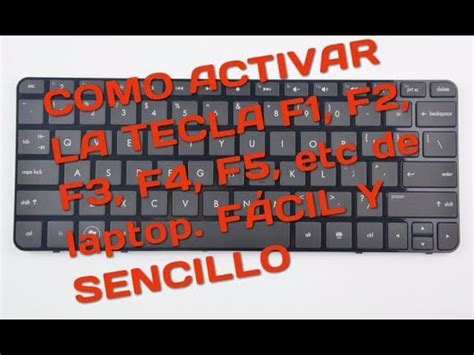 Como Activar Las Teclas F F F F F Etc En Windows Doncomo