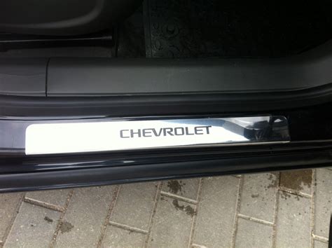 Прикупил накладки на пороги))) — Chevrolet Cruze (1G), 1,6 л, 2010 года ...