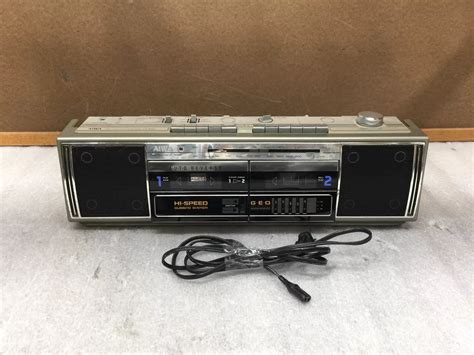 Aiwa Dual Cassette Player Recorder