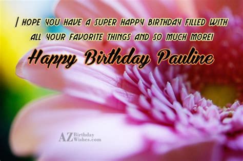 Happy Birthday Pauline