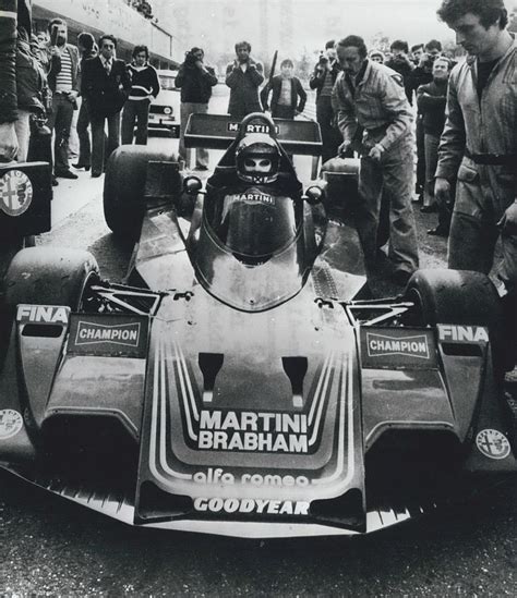 world motor raging champion niki lauda tests brabham alfa photograph
