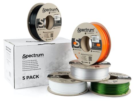 Filament Spectrum Pack Pctg Premium Mm X Kg