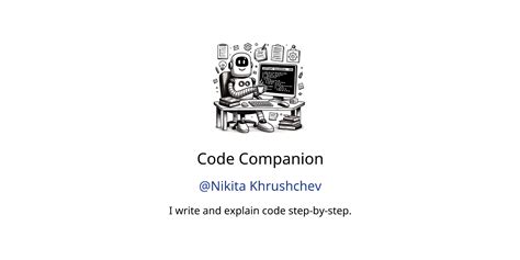 Code Companion Gpts Features And Functions Examples And Prompts Gpt