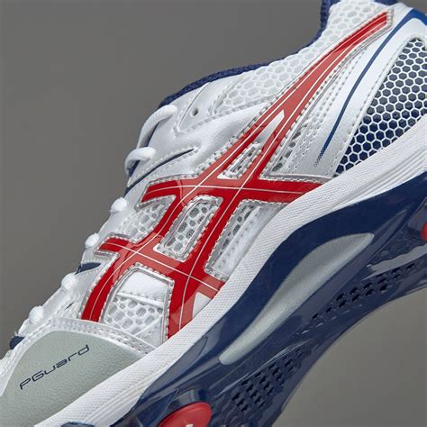 Asics Gel Gully 5 Cricket Spikes Mens Shoes Spikes White True Red