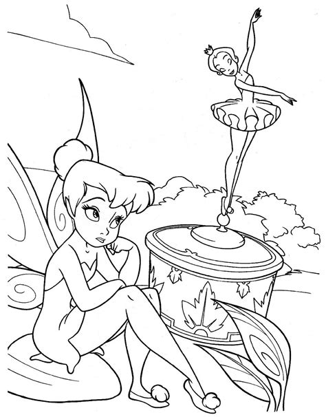 Disney Coloring Page Tinkerbell Coloring Pages Disney Coloring Pages