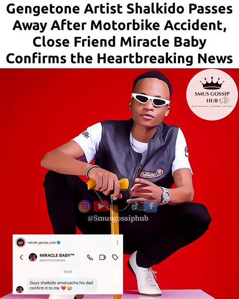 Smus - Gengetone artist Shalkido has tragically passed away after a
