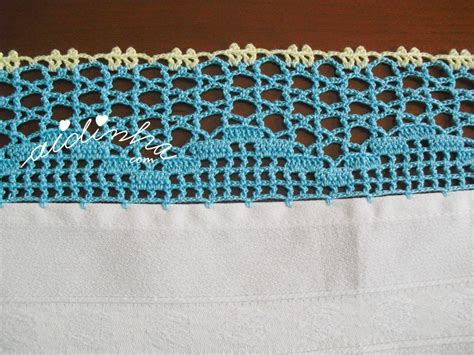 Conjunto De Pano De Cozinha Porta Guardanapos Bordado E Crochet