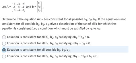 Solved Let A 1 3 2 2 5 1 And B 3 4 7 B2 B3 Chegg