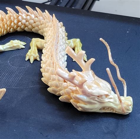 3D Printer Articulated Dragon Made With Highly Modified Ender 3 ProCults