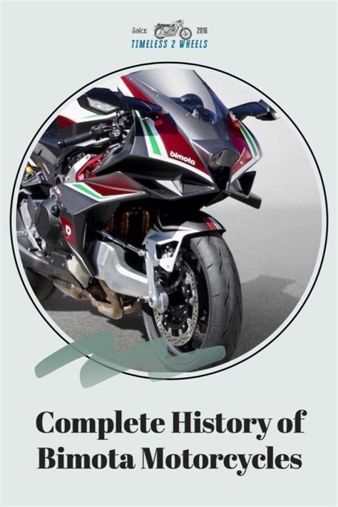 Bimota Motorcycles - Complete History 1973 to 2022