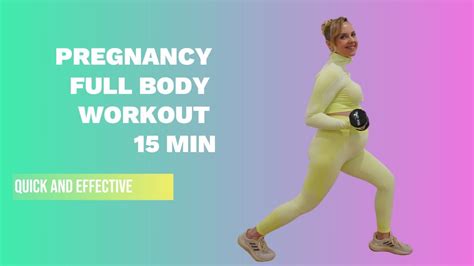 15 Min Pregnancy Full Body Workout / Ganzkörper Schwangerschaft Workout ...