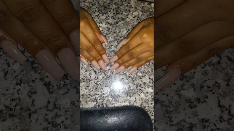 Pink Nude Acrylic Nails Acrylicnails Boujeebarbiee Balance Acrylic YouTube