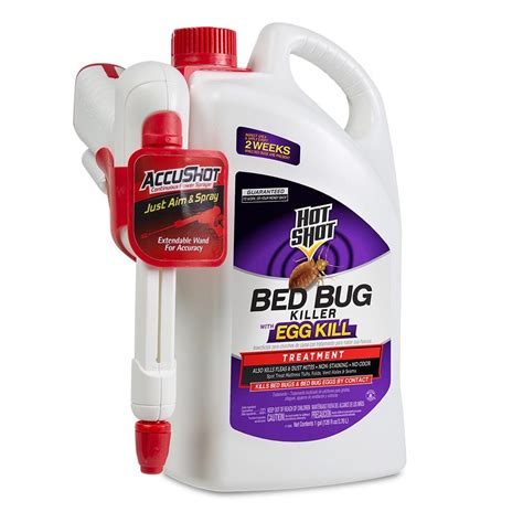 Hot Shot Gal Ready To Use Bed Bug And Flea Killer Treatment With Egg Kill AccuShot Sprayer HG