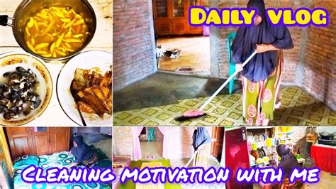 DAILY VLOG BEBERES RUMAH LAGI DAN MASAK LAUK SEADANYA YouTube