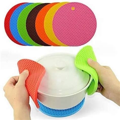 Multicolor Round Silicone Hot Mat At Rs Pcs In Rajkot Id