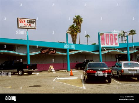 Sex Shop Nackt Los Angeles Unterhaltung F R Erwachsene Stockfotografie Alamy