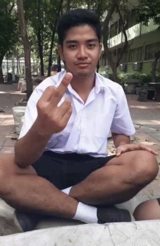 Flip Off Student Flip Off Student Fuck You Discover Share GIFs