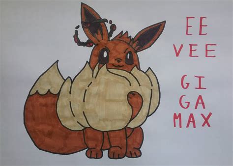 Eevee Gigamax By Purplefrenzy24 On Deviantart