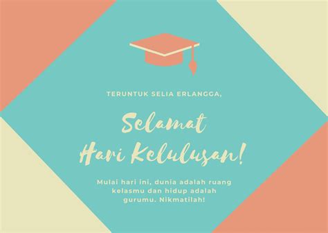 Detail Contoh Kartu Ucapan Kelulusan Koleksi Nomer 5