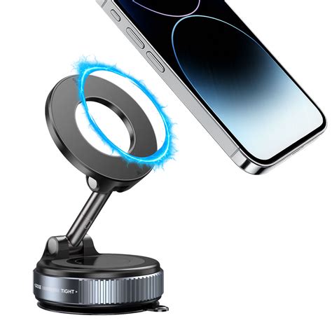 Uchwyt na telefon obrotowy przyssawka magnetyczna - Medialove