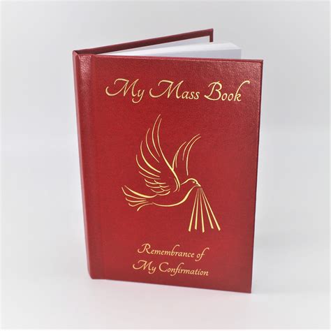 Hardback Confirmation Mass Book Red Welcome To St Brigids Knock