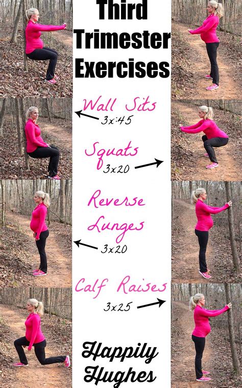 Why Not Give A Go My Third Trimester Exercises | Happily Hughes