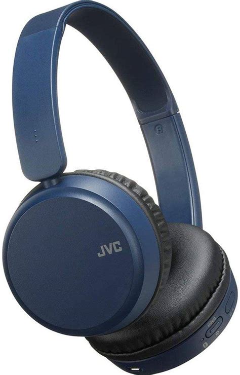 Jvc Ha S31bt A Flat Foldable Wireless Bluetooth Headphones With Built In Microphone Blue Mp3