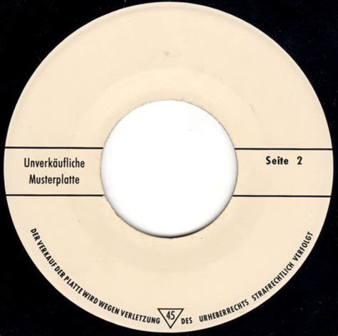 God Save The Sex Pistols Anarchy In The UK West Germany 7 White Label Test Pressing