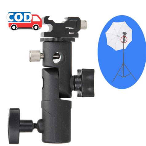 Hot Shoe Adapter Swivel Lampu Flash Kamera Untuk Light Stand Tripod Lazada Indonesia