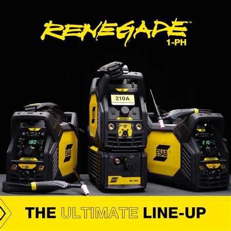 Esab Renegade Et Ip Advanced Saldatrice Tig