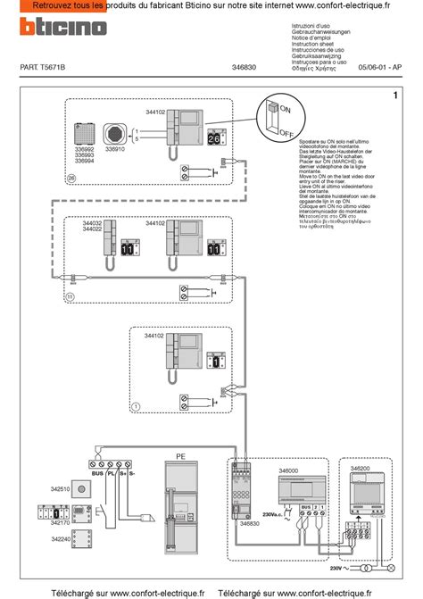 BTICINO 346830 INSTRUCTION SHEET Pdf Download | ManualsLib