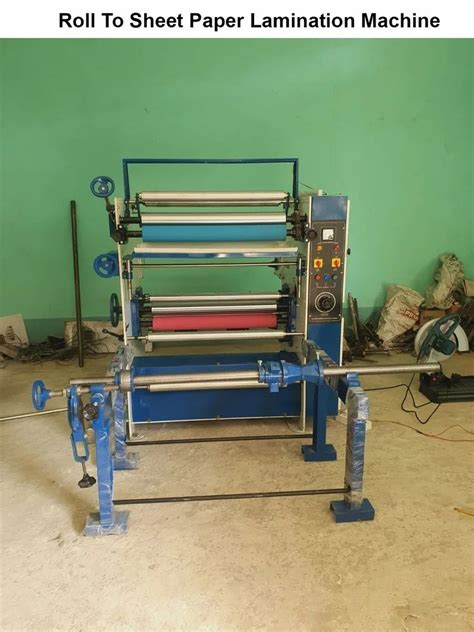 Roll To Sheet Paper Lamination Machine At Rs 190000 Paper Lamination