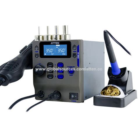 China Hot Air Gun Station In Rework Station With Soldering Iron For Factory Mobile Phone