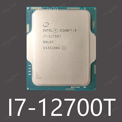 Intel Core i7-12700T 4.6ghz 12 Core 20 Thread LGA-1700 CPU Processor | eBay