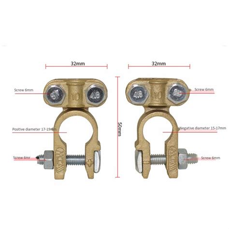 solid brass heavy duty angle battery top post  grandado