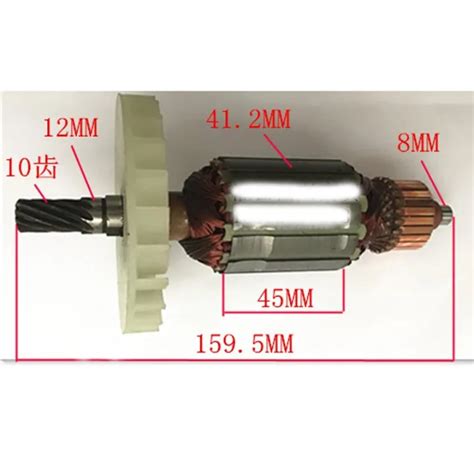 Ac V Armature Rotor Anchor Replacement For Hitachi C Electric